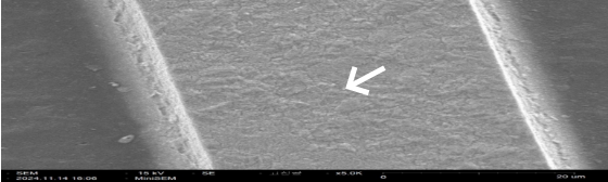 Image of stripping performance inside holes
